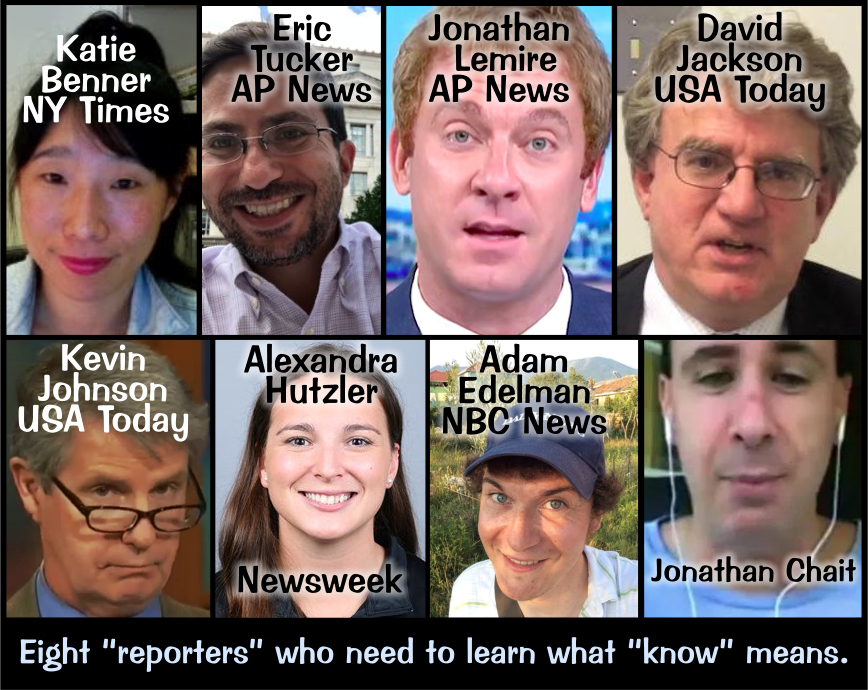 Eight Fake Reporters
