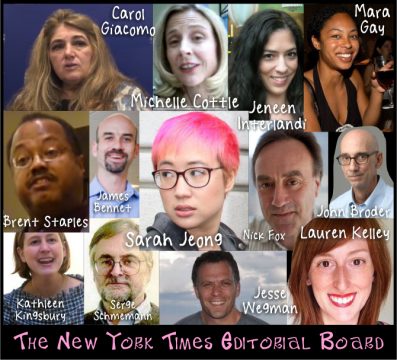 New York Times editorial board