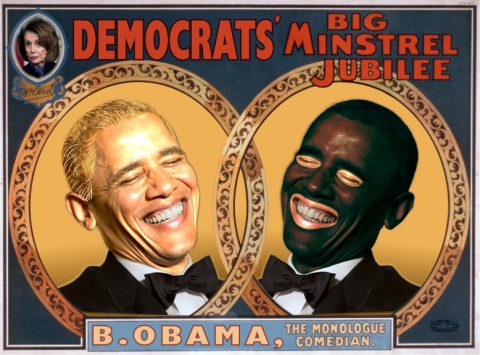 Obama blackface