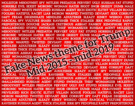 Fake News liar theme
