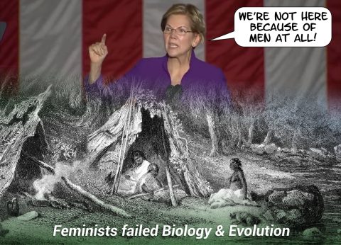 Feminists failed biology and evolution