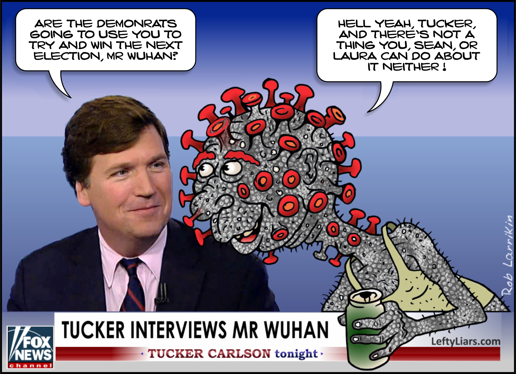 tucker carlson interviews wuhan virus