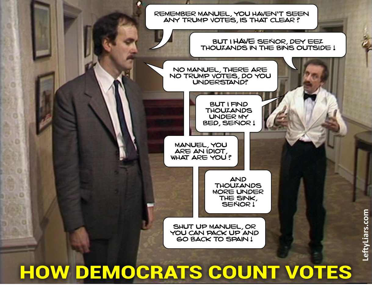 Fawlty Democratic vote counters