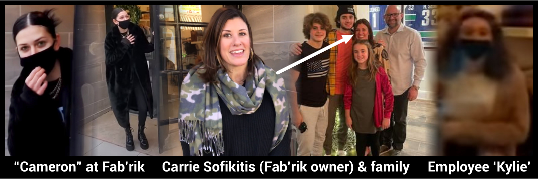 Carrie Sofikitis Fab'rik-owner and Kylie employee