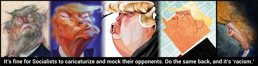 Extreme Trump caricatures