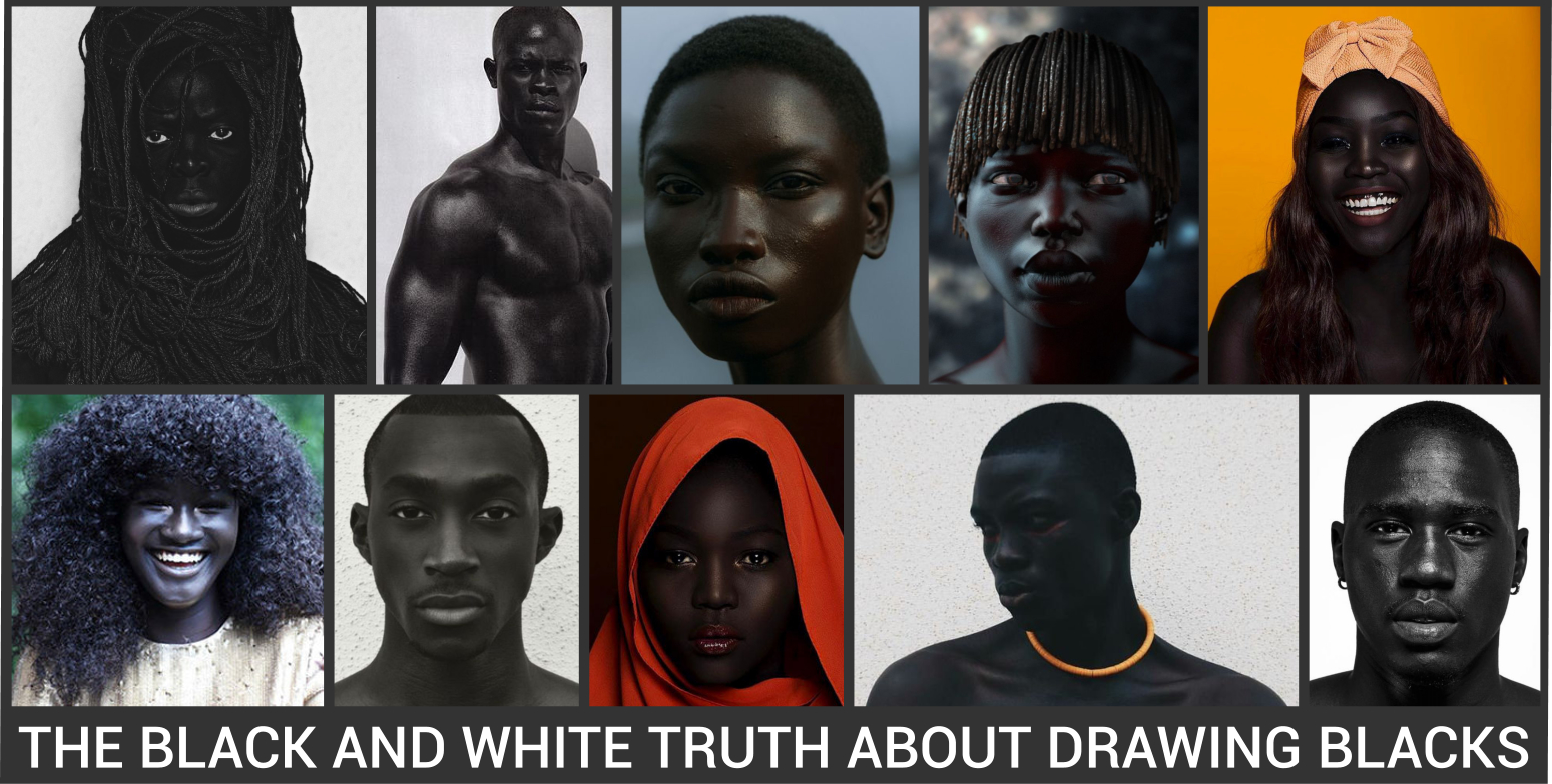 The truth about drawing blacks