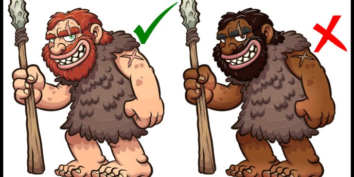 Why is this caveman cartoon racist